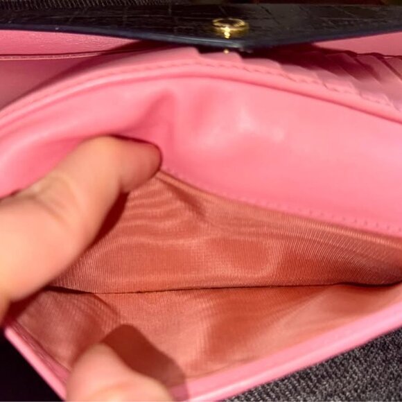 Miu Miu Croc-Embossed Long Wallet - Picture 8 of 10